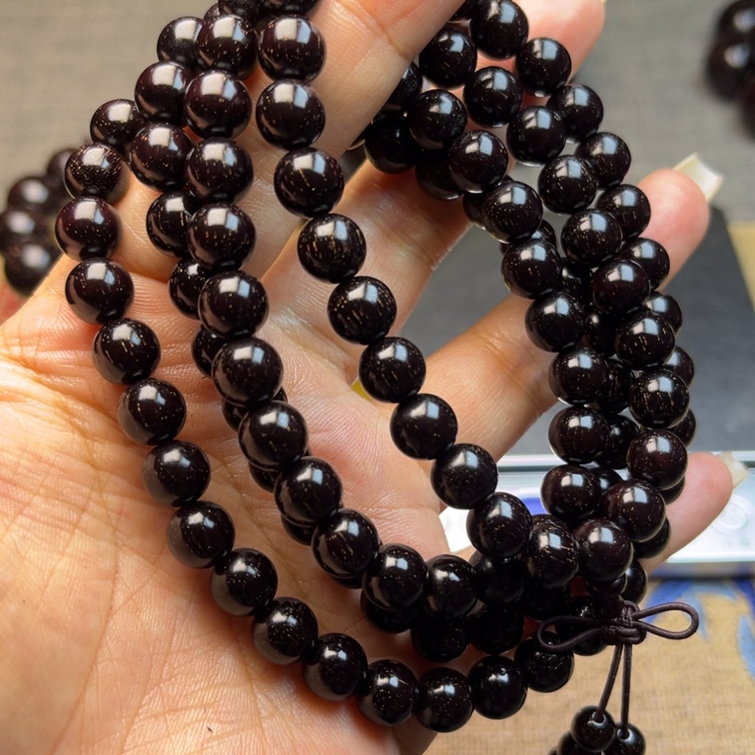 檀香紫檀（小叶紫檀）0.8 108颗多星