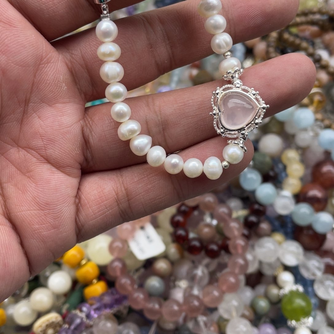 银S925镶嵌手链水晶