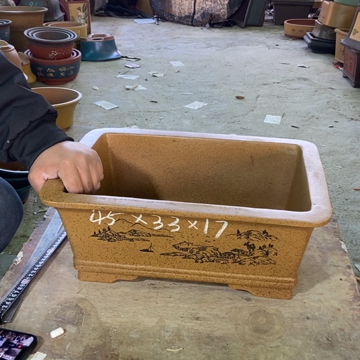 紫砂花盆紫砂紫砂