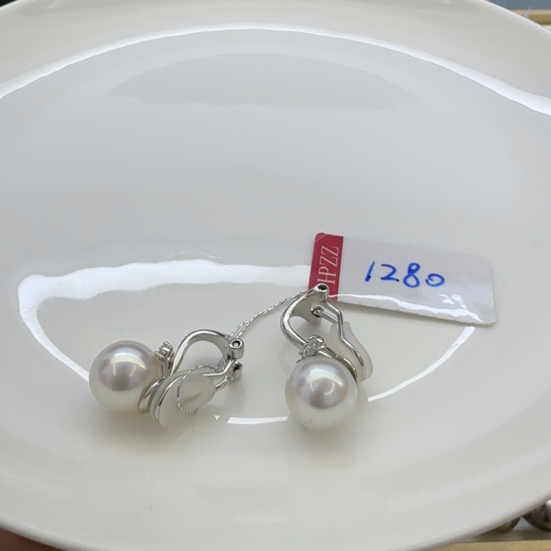 海水珍珠耳饰未镶嵌