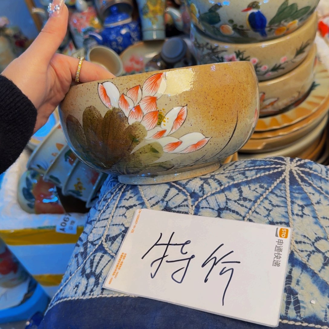 瓷片景德镇陶瓷手工手绘