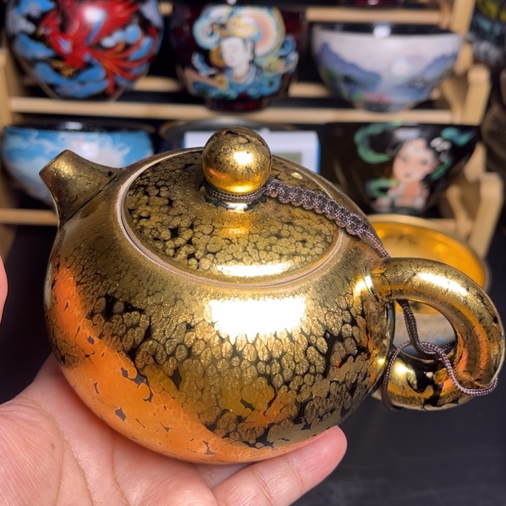 茶盏倒**亮主播家的大漆真漂亮！