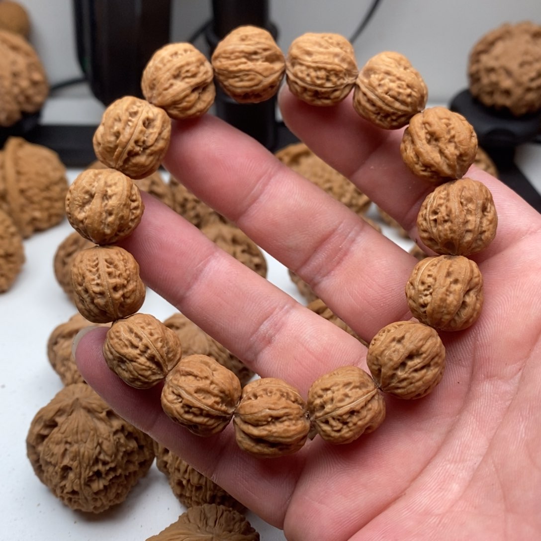 文玩核桃吊坠蛤蟆17手串