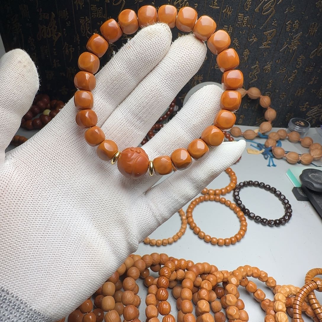 猴头核桃吊坠反油六方