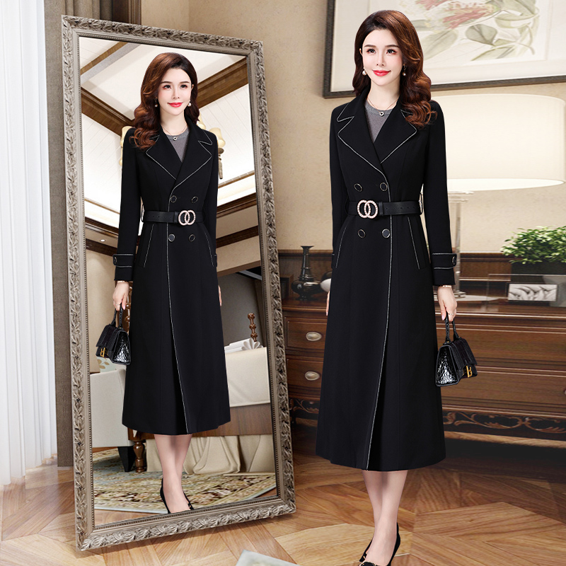 风衣女中长款2025春季新款高端今年流行时尚过膝春秋长款外套爆款