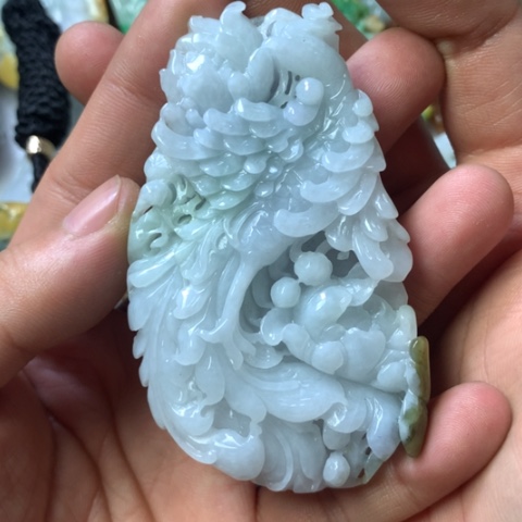 翡翠未镶嵌颈饰天然缅甸翡翠a货