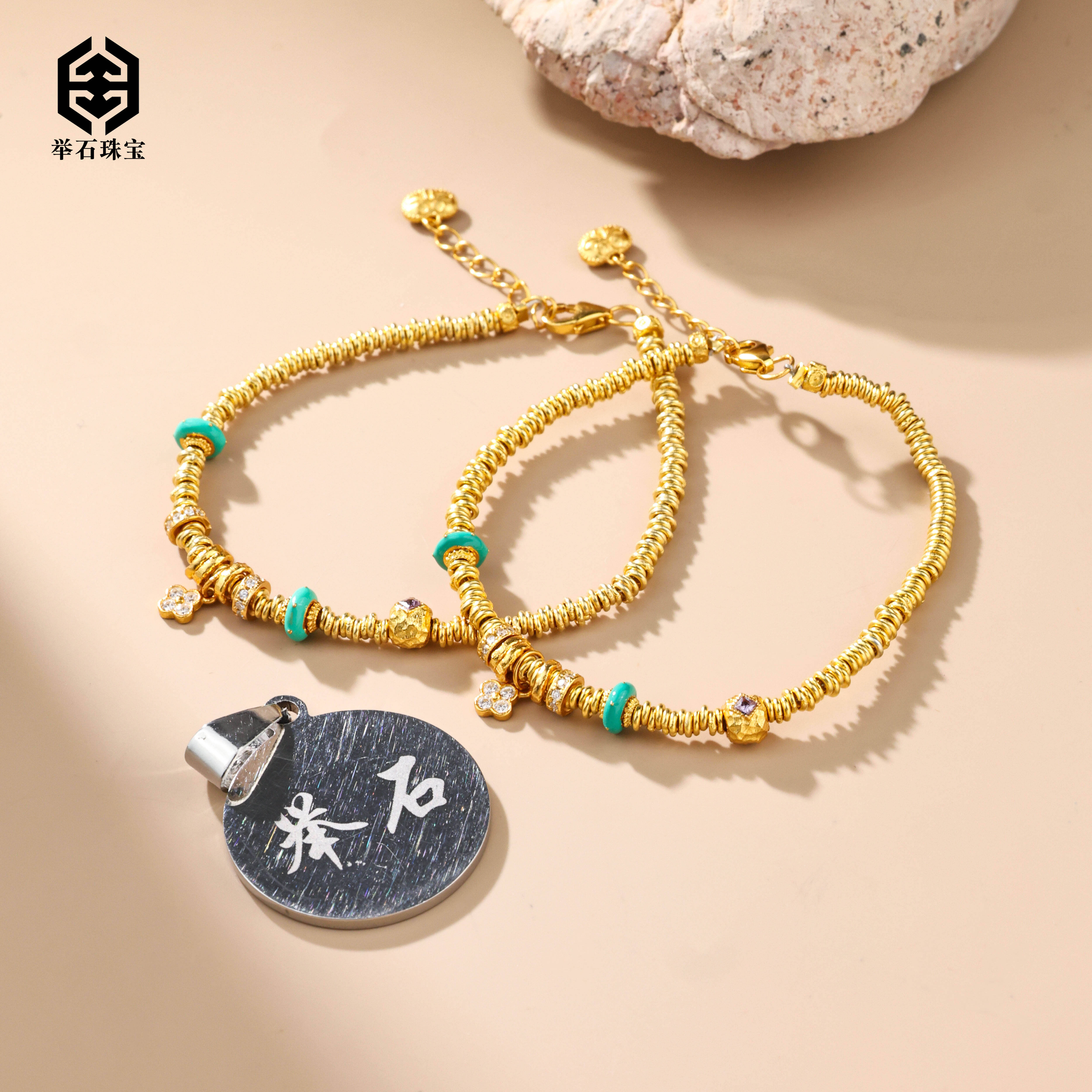 925银银制品 【举石臻品】TH1229-222-32325个性手链（一件/多样性）I