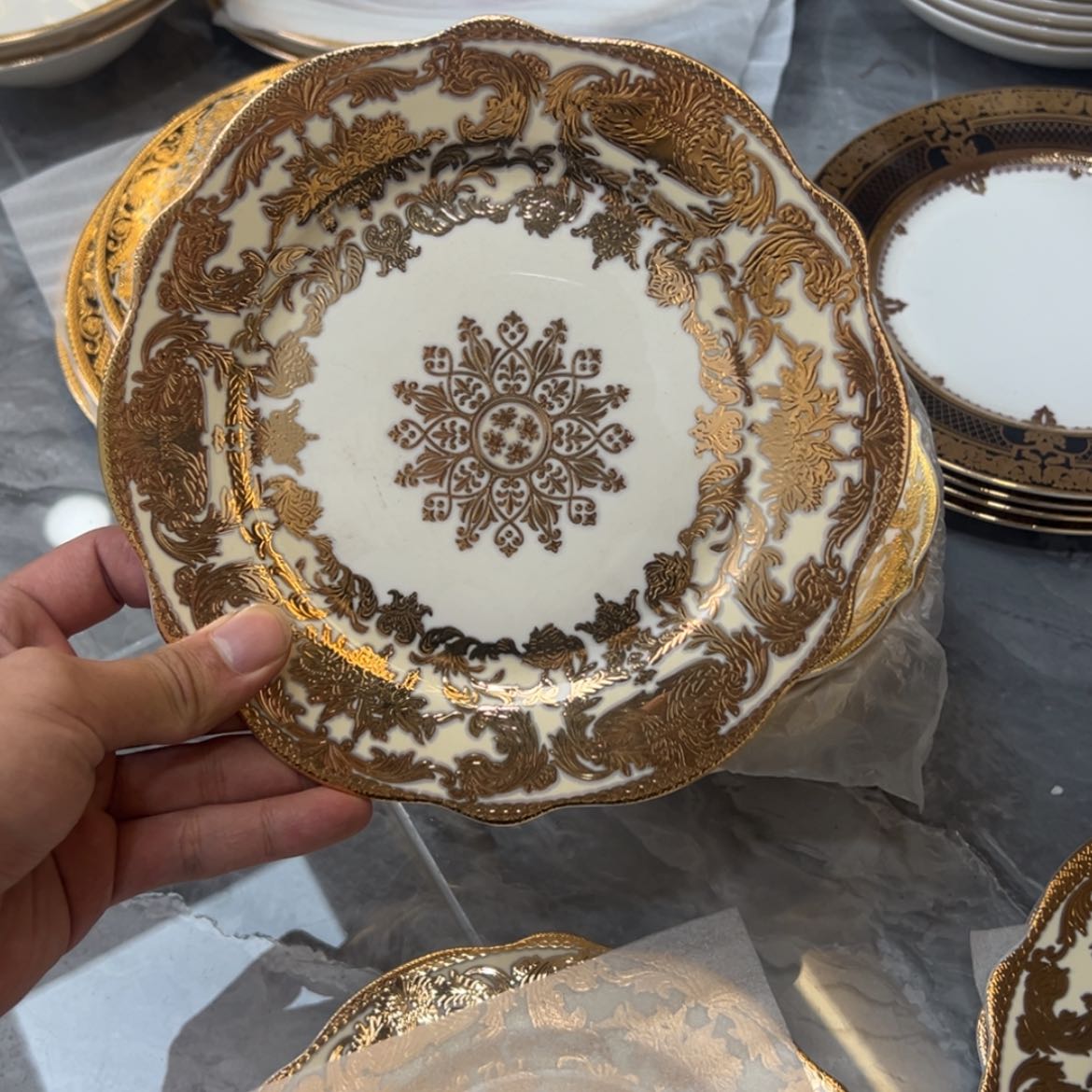 【闪购商品】瓷片7.5寸平盘两个一单福利价