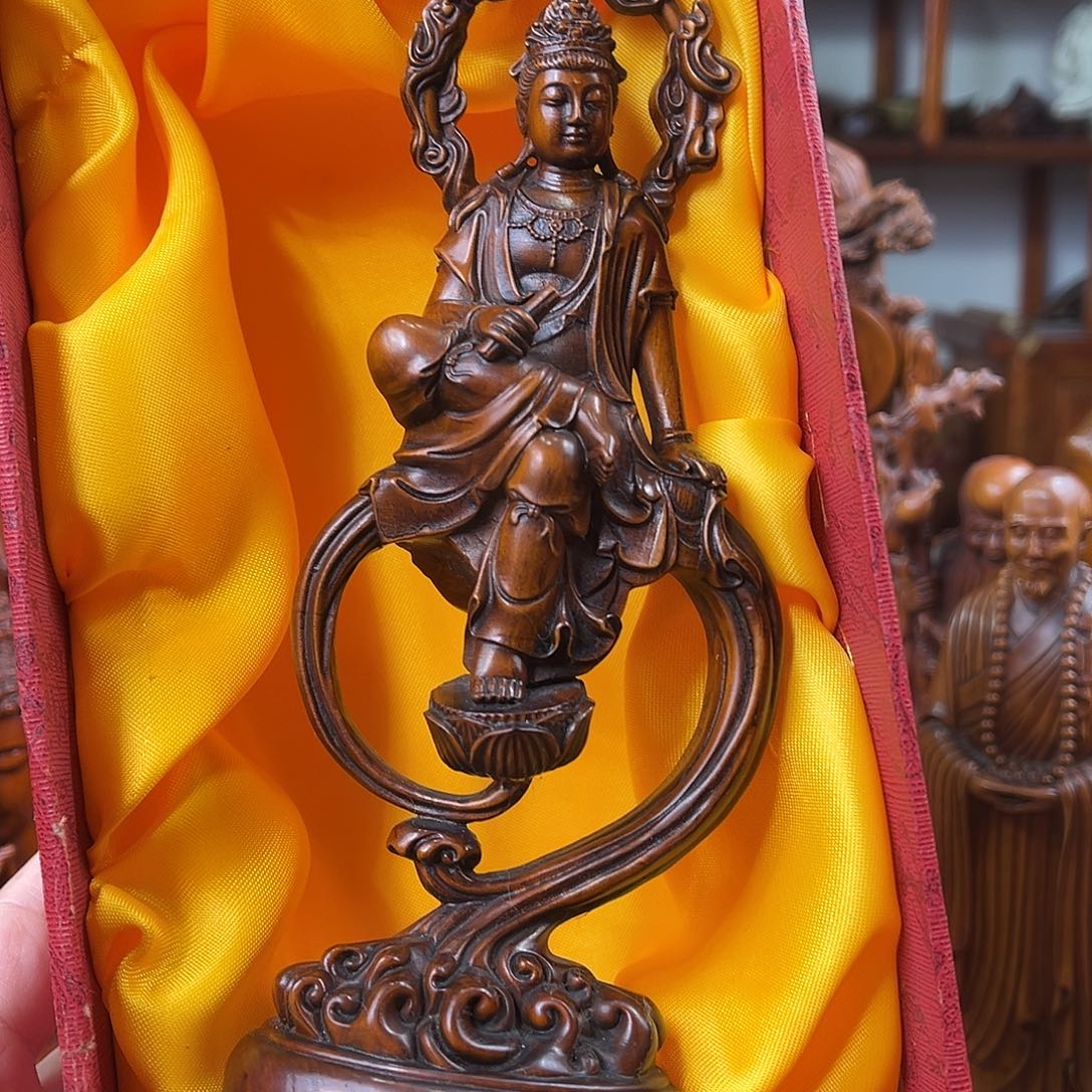 黄杨木黄杨木雕刻高度29厘米