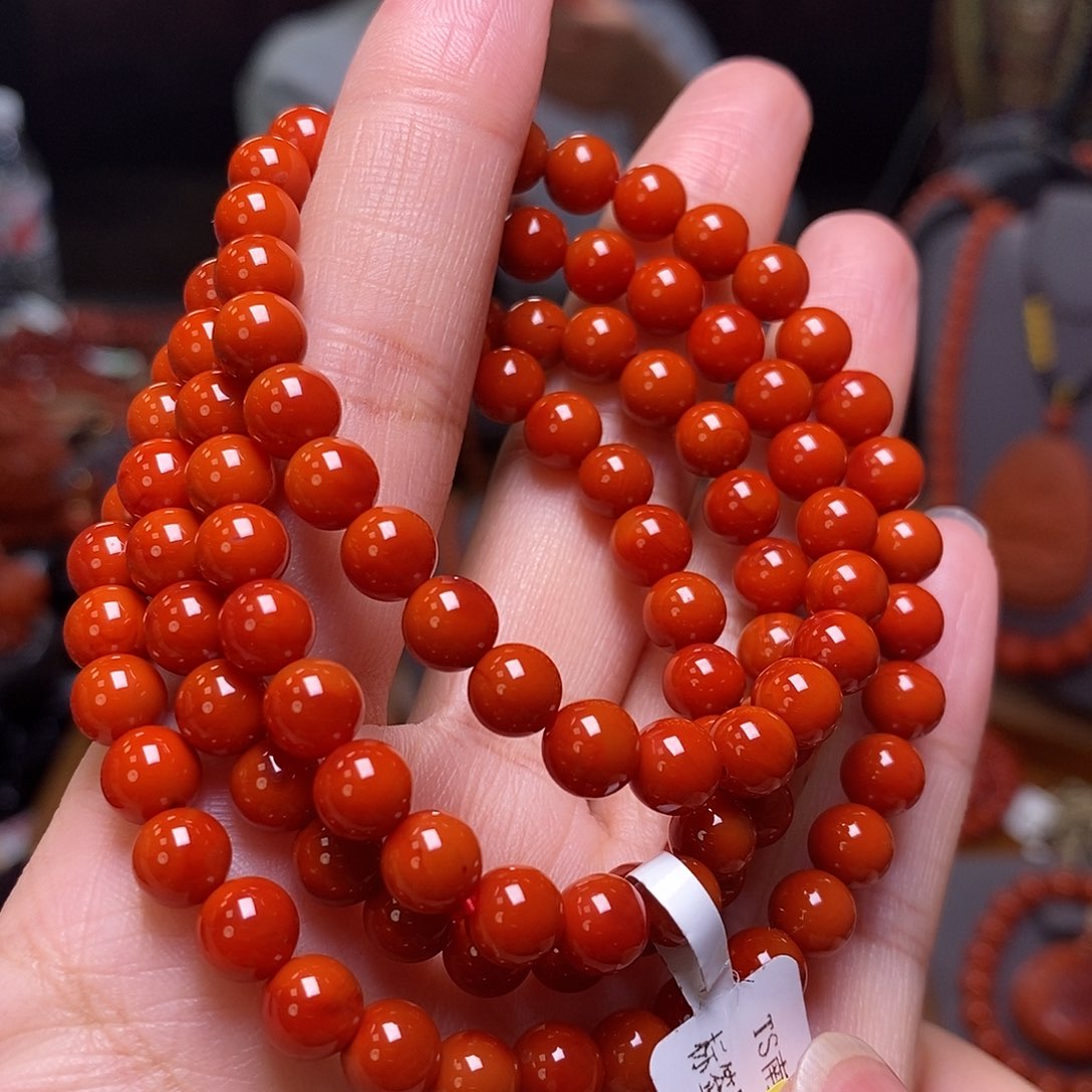 南红玛瑙多圈未镶嵌开**续