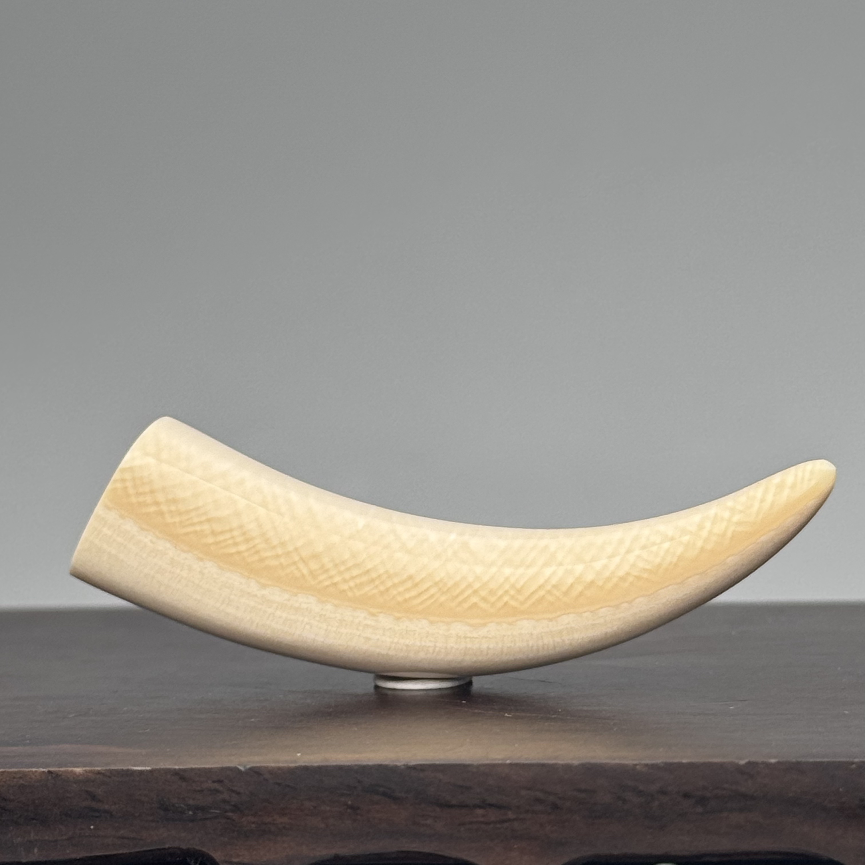 DEZHI/德志10.1g小牙尖天然猛犸牙Y546默认打孔绑绳