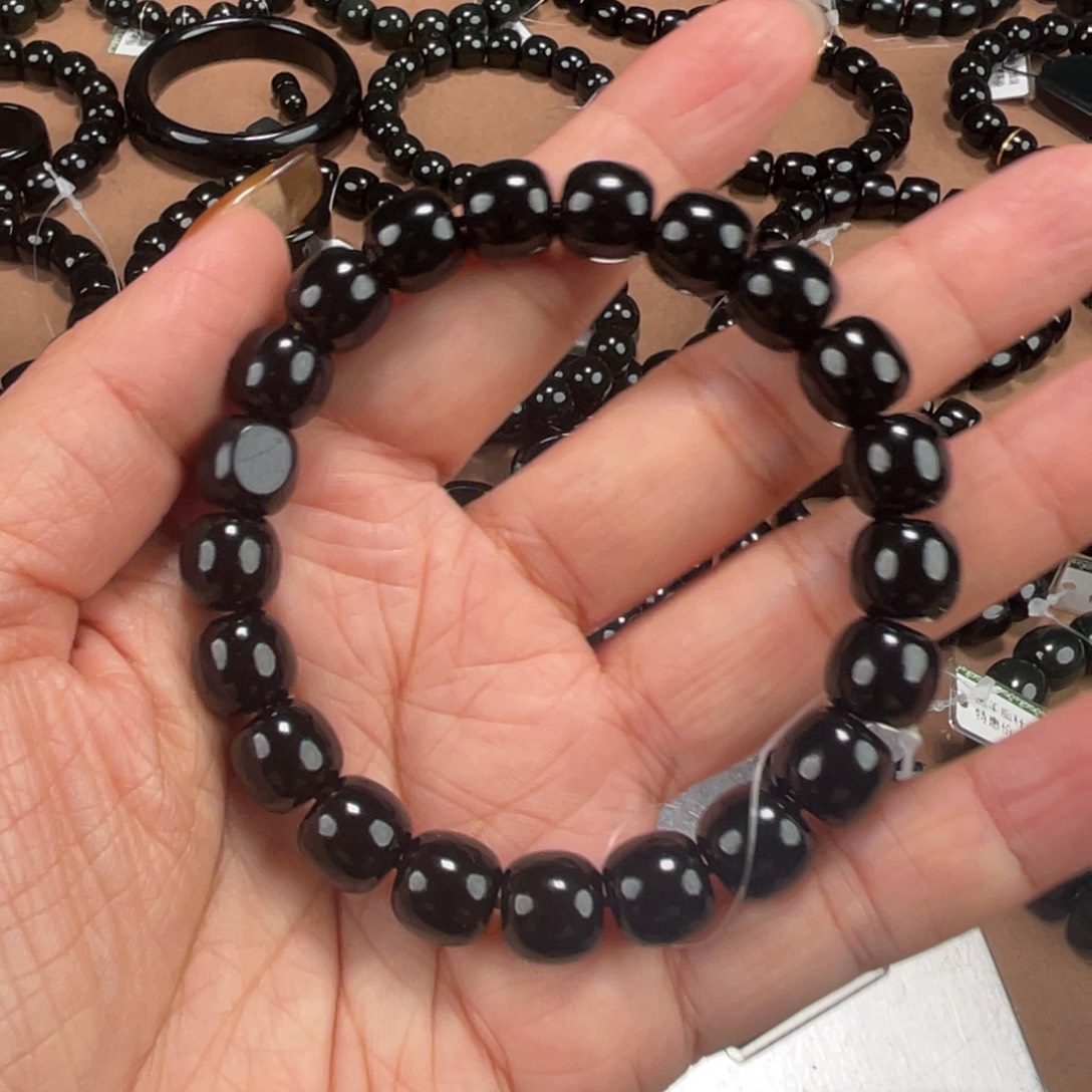 S***️和田玉未镶嵌手串10