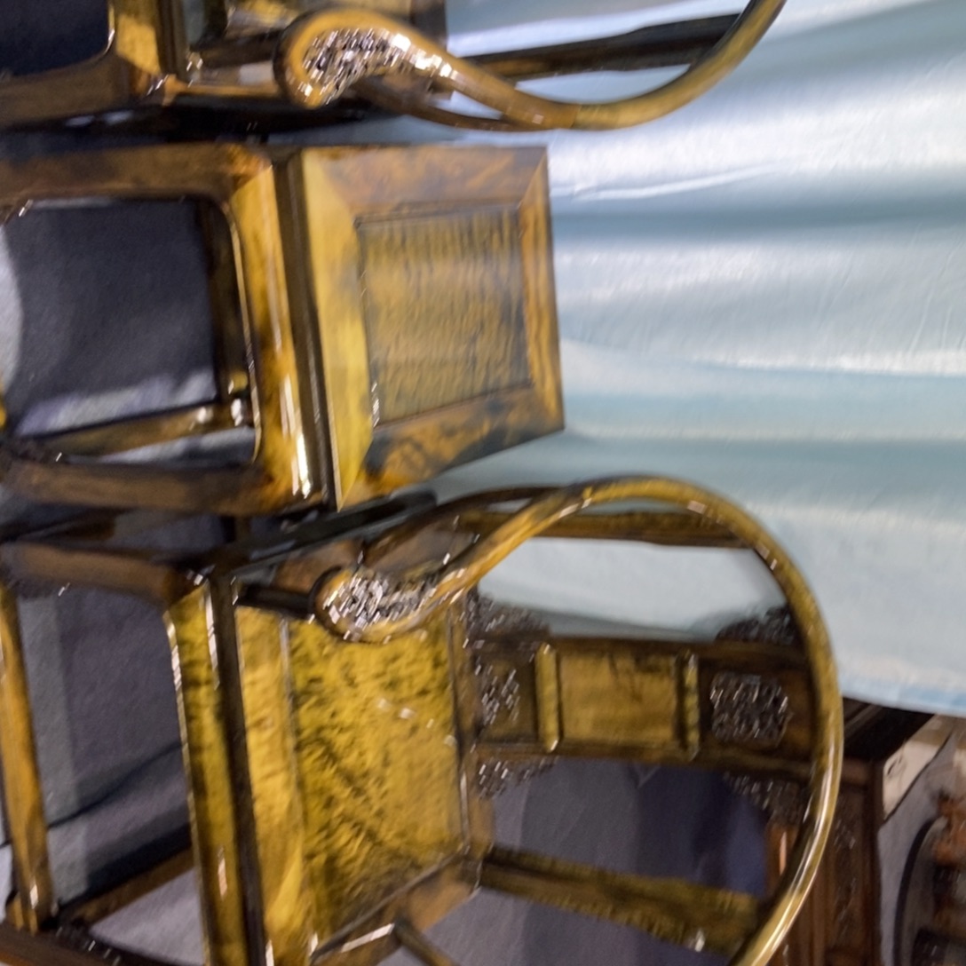 用***1楠木皇宫椅三件套