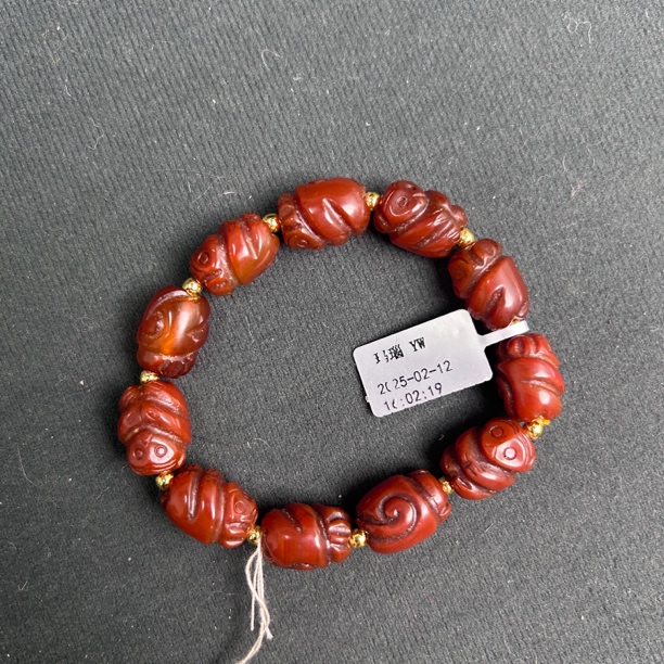 文山居A玛瑙手串一鸣惊人91146