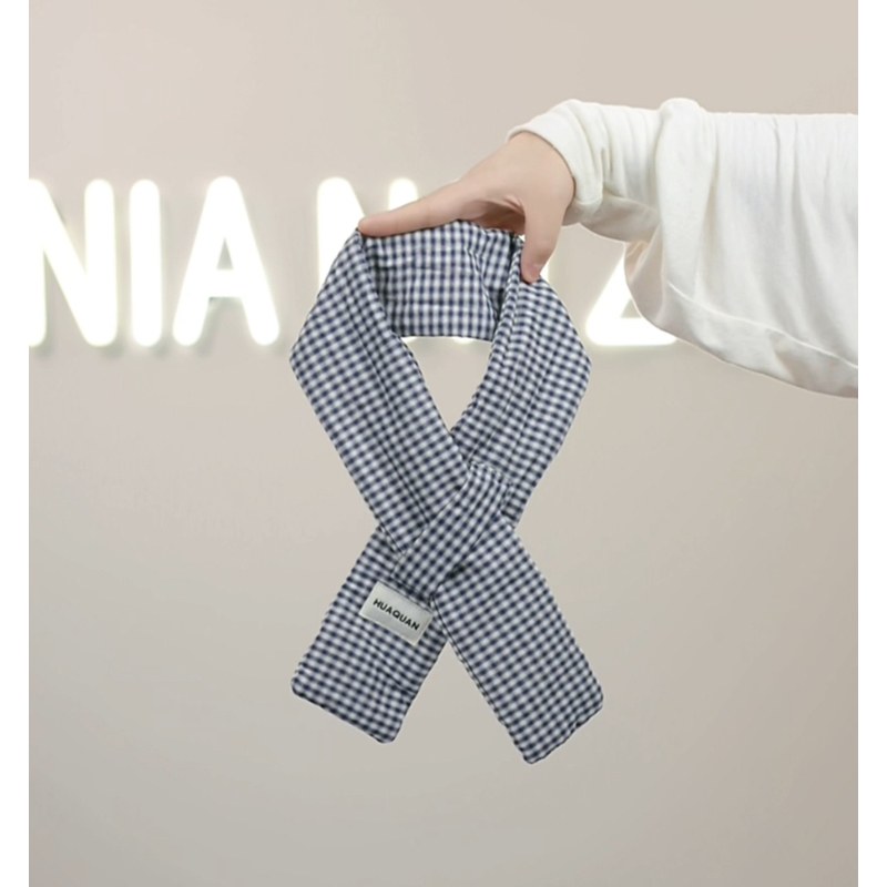 围巾格纹保暖四季极简风千鸟格男女通用冬季秋冬