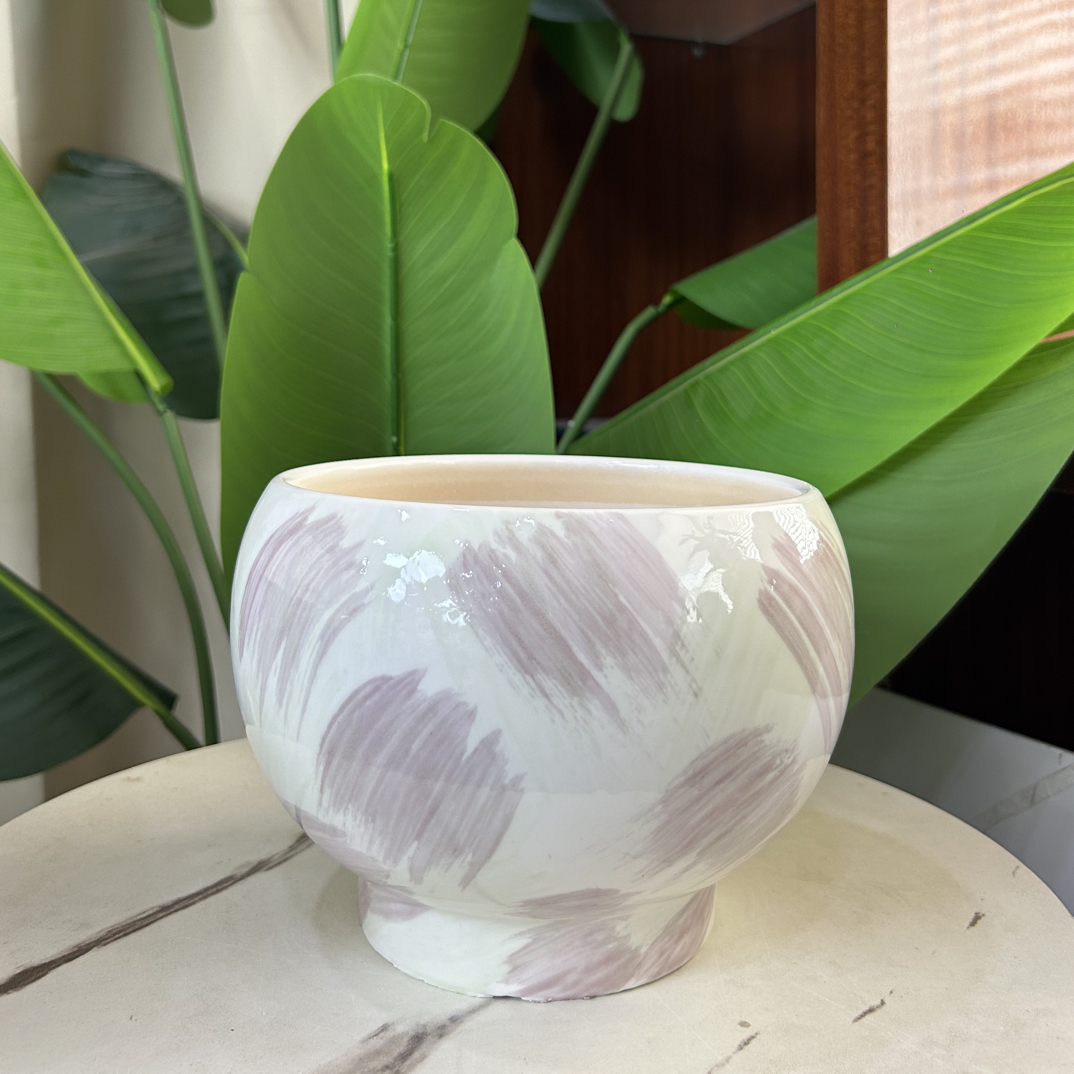 C173口17高15创意透气花盆适合蝴蝶兰等室内外绿植装饰