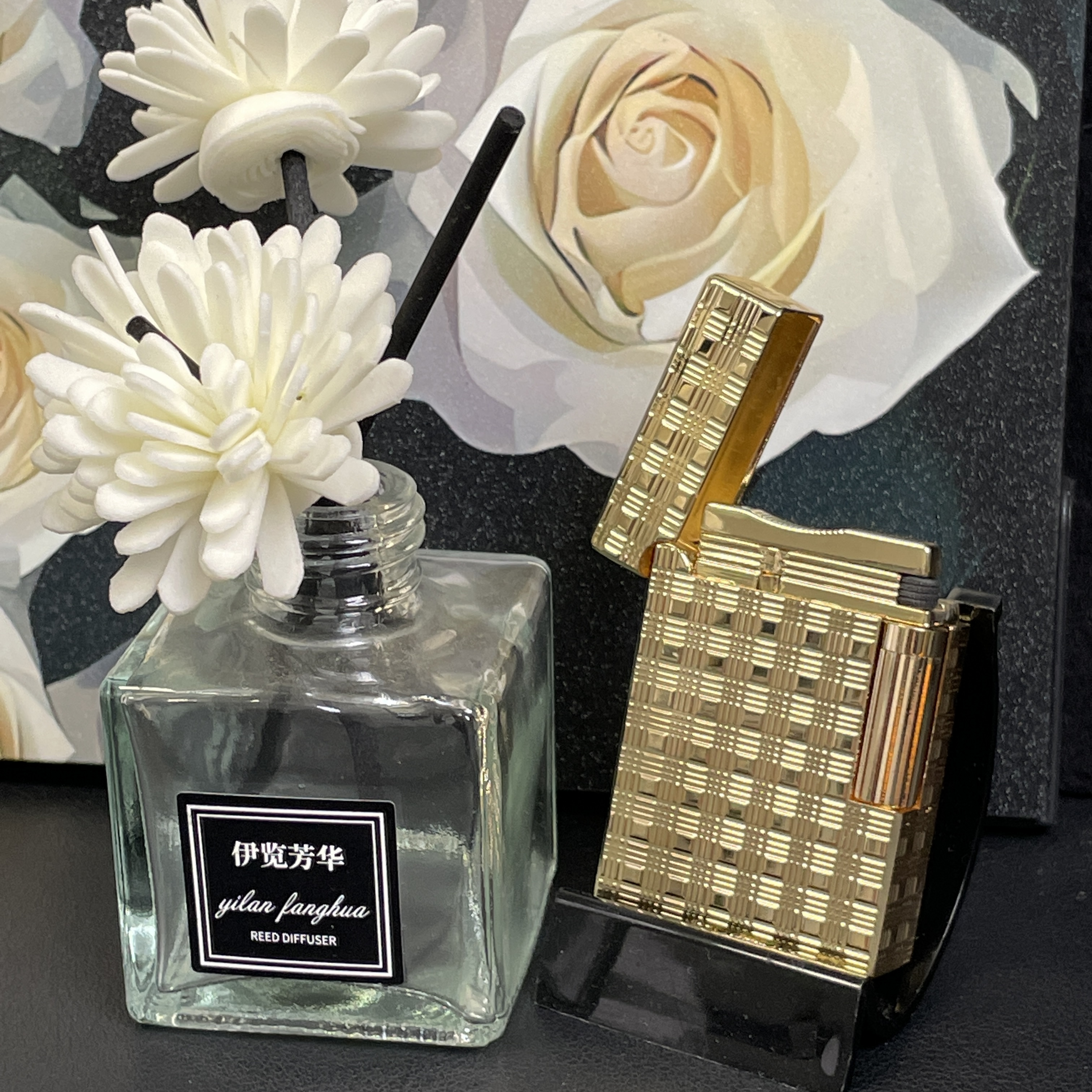 【木兰专属】矮方格金砖精选打火机男士高档复古个性