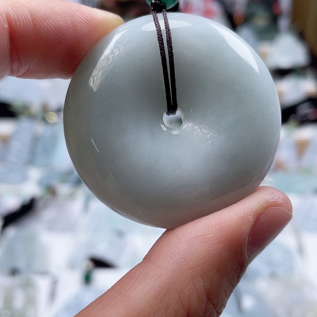 翡翠颈饰未镶嵌0348挂件