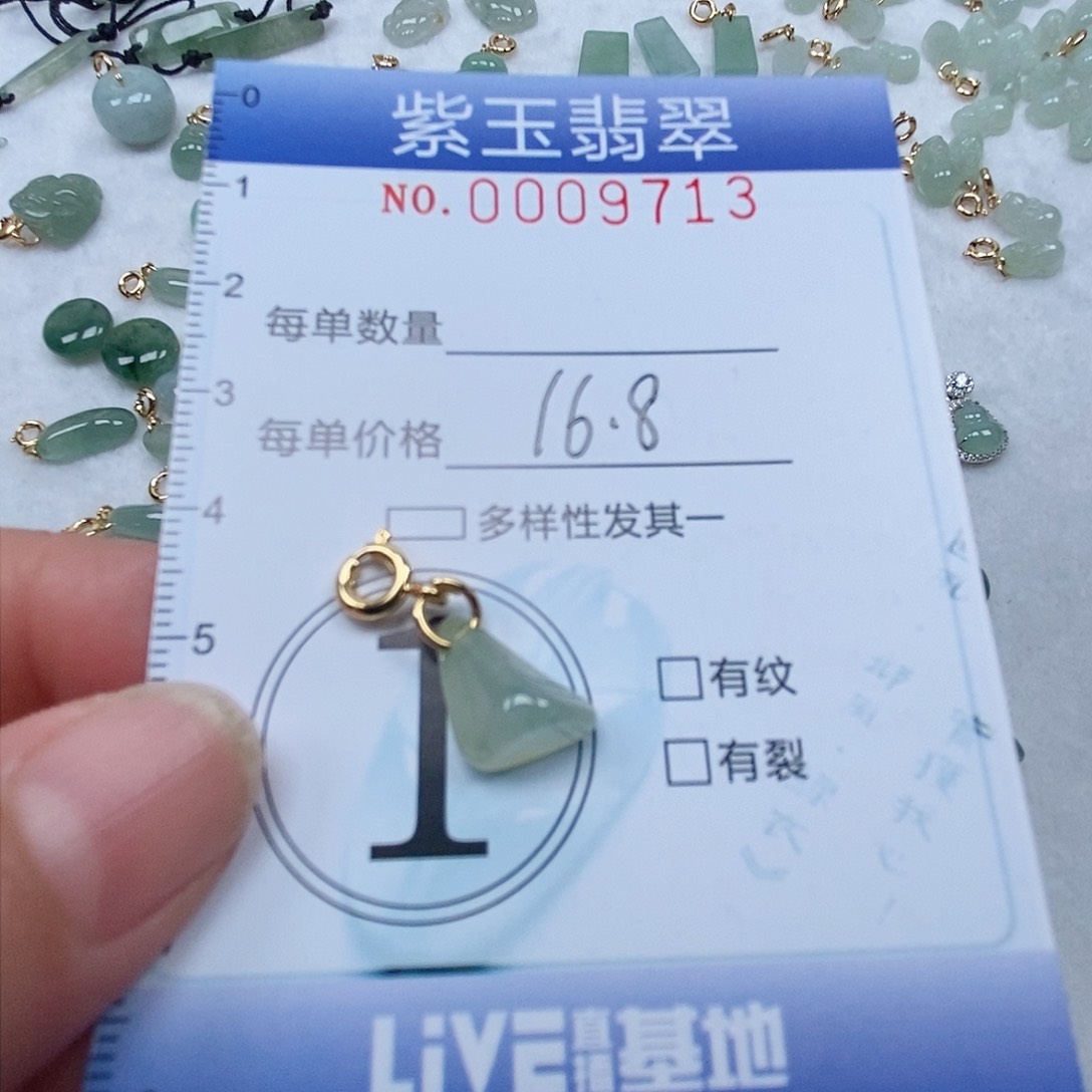 翡翠未镶嵌颈饰随行