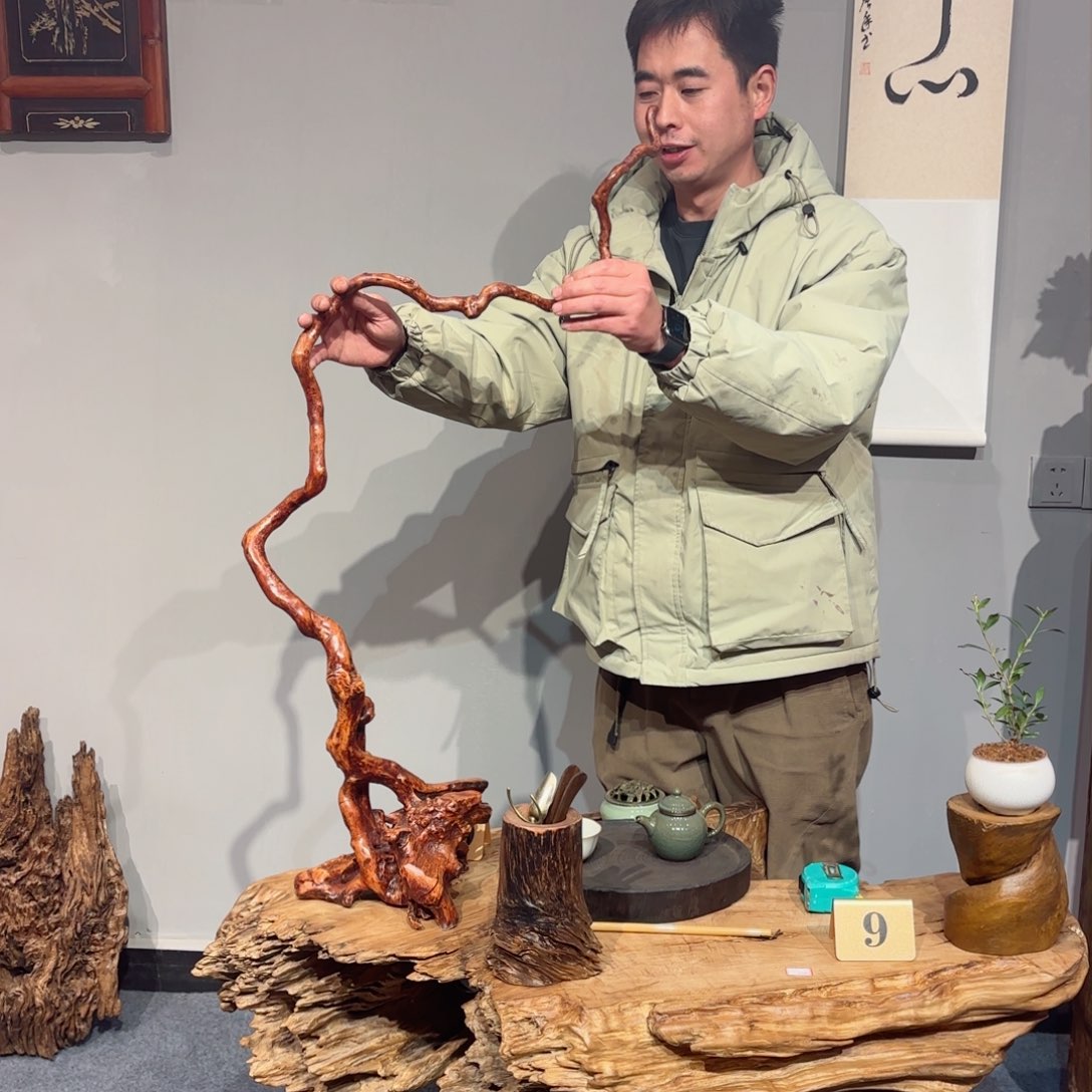 香榧木二*二根艺艺术家和书法艺术185