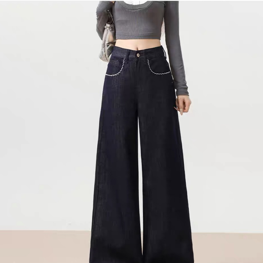 埃埃家加厚窄版直筒裤