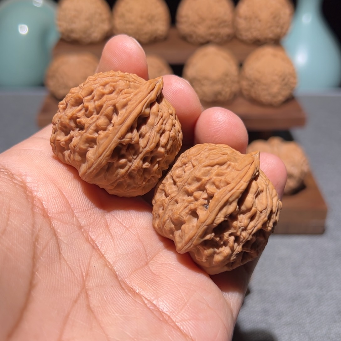 文玩核桃把件35承德四喜