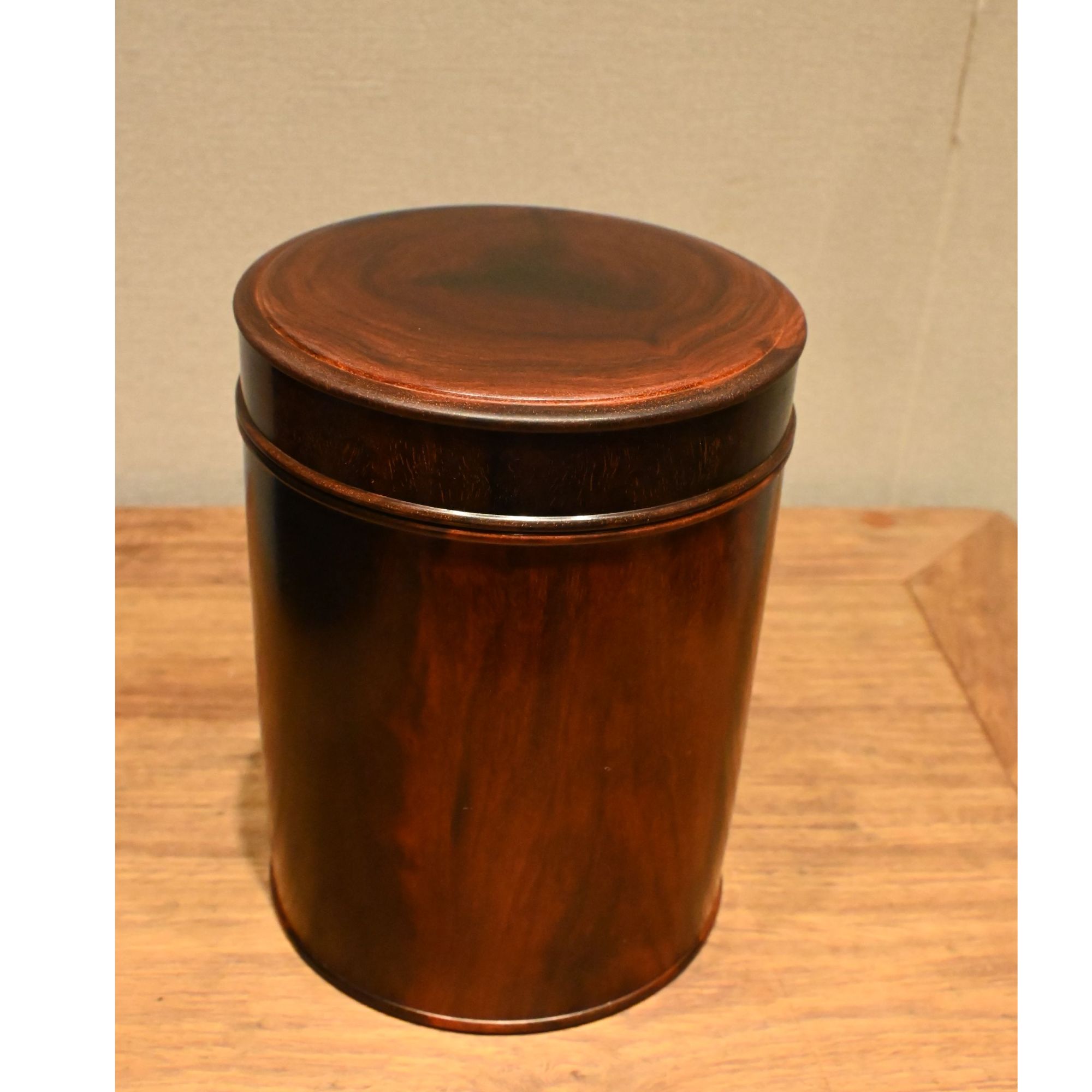 小叶紫檀茶叶罐616g