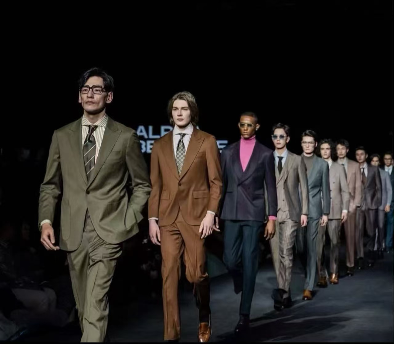 【娜】174361   斜格纹长裤经典百搭舒适