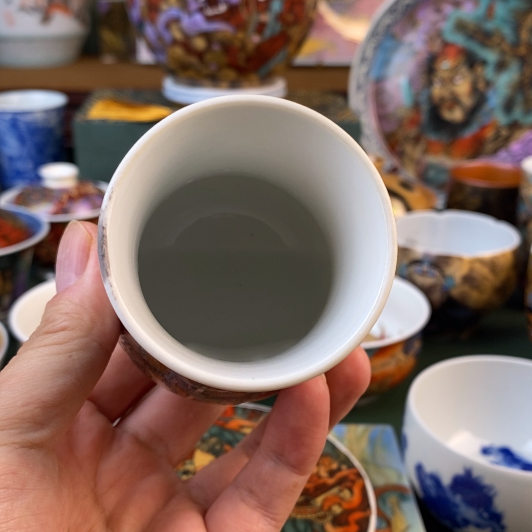 手工手绘杨戬万主人杯