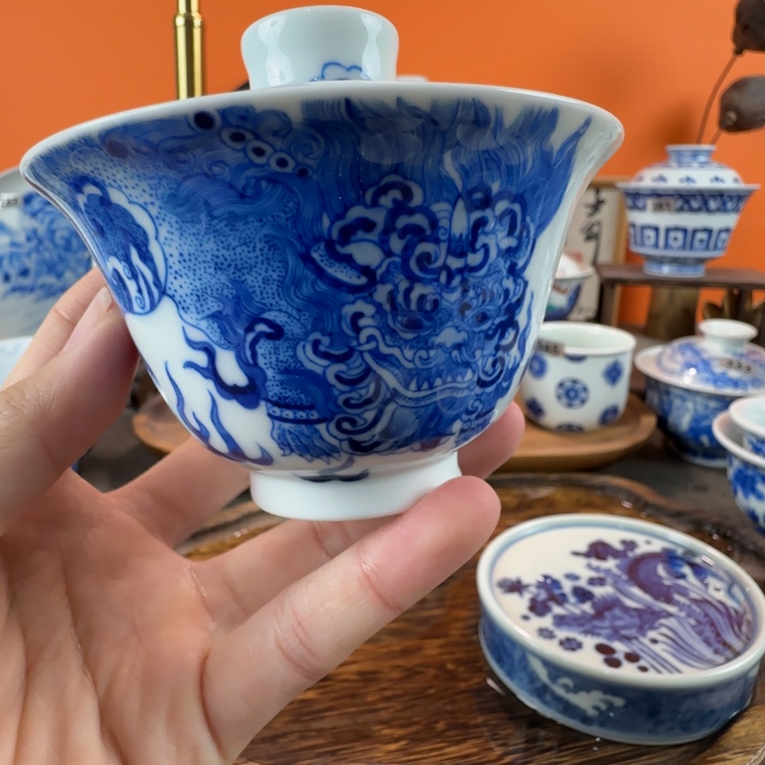 瓷片景德镇手绘青花瓷器272