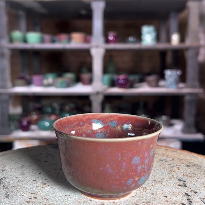 瓷片钧瓷摆件杯子茶器39位瑕
