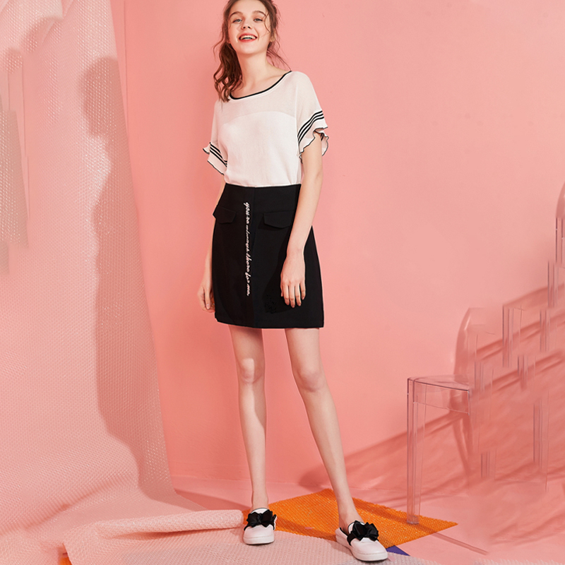 艾格夏季女士半身裙227