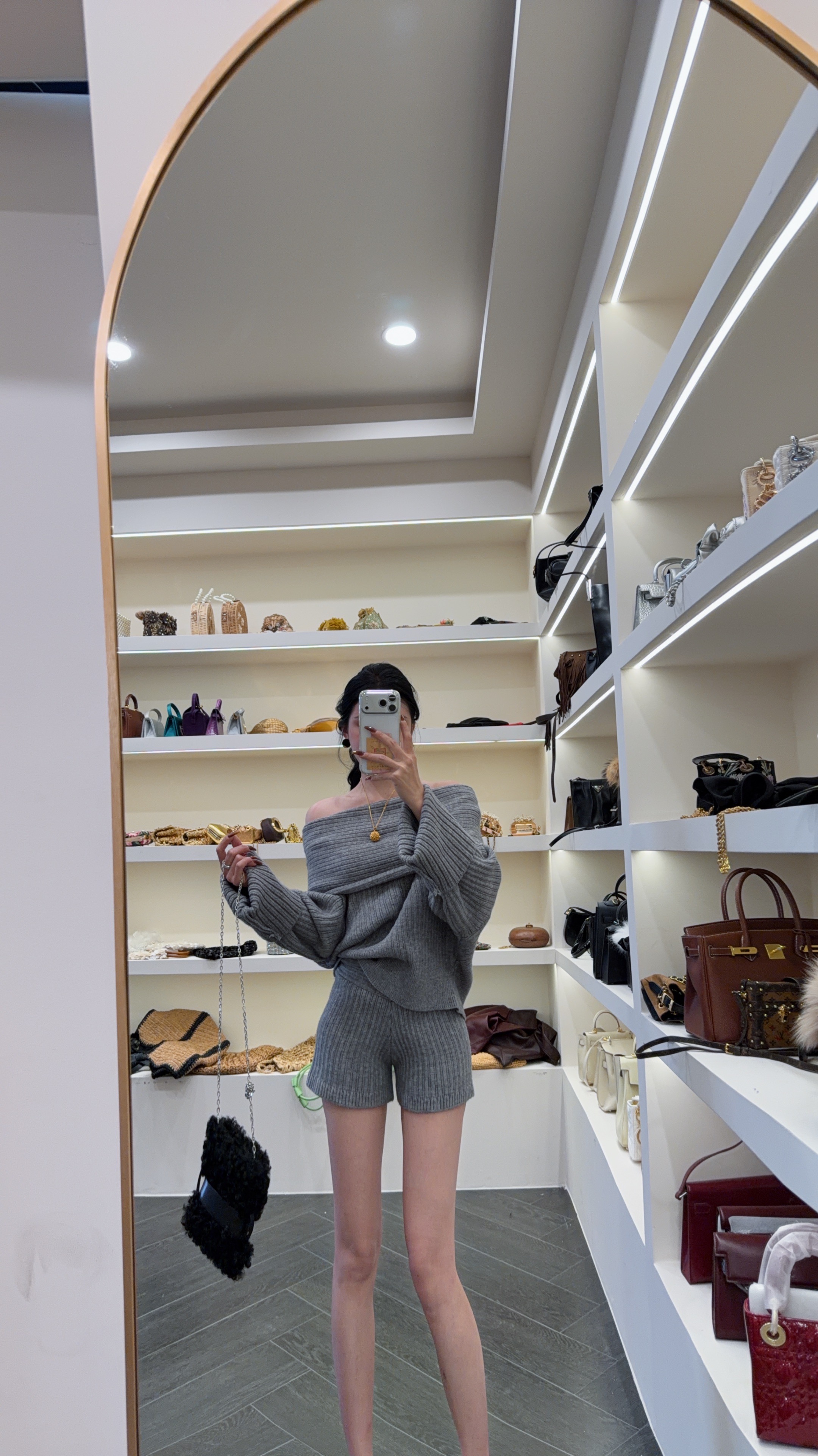 大气元（套装）秋冬慵懒感洋气羊毛套装