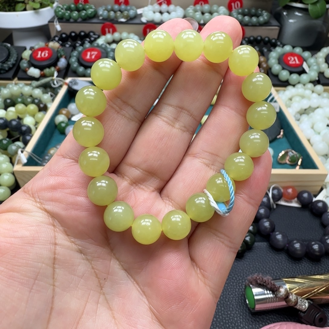 和田玉未镶嵌手链10