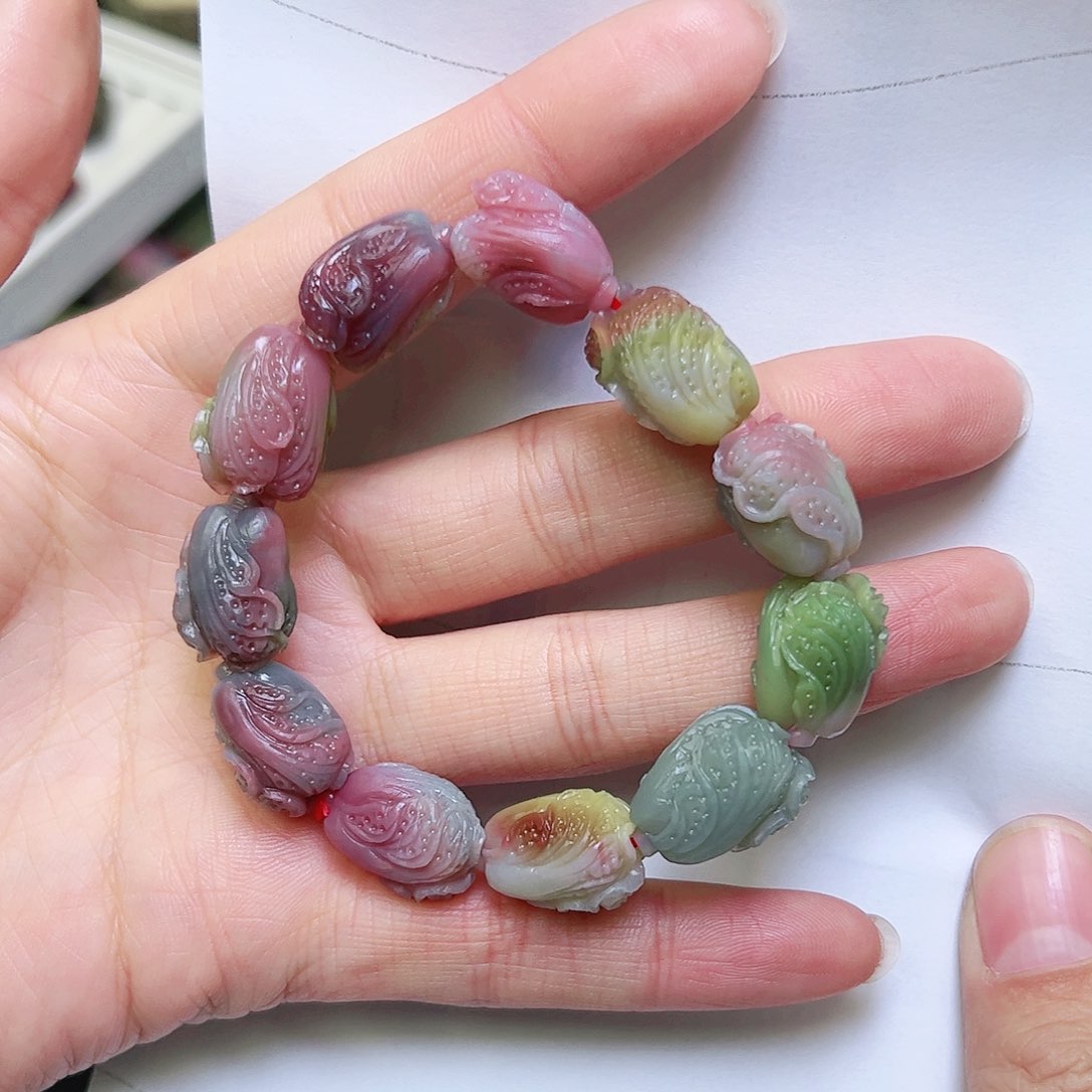 玛瑙/玉髓颈饰未镶嵌M**u手串