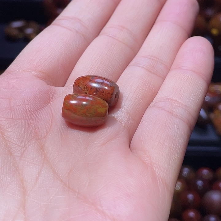 这***去玛瑙/玉髓合金珠宝半成品