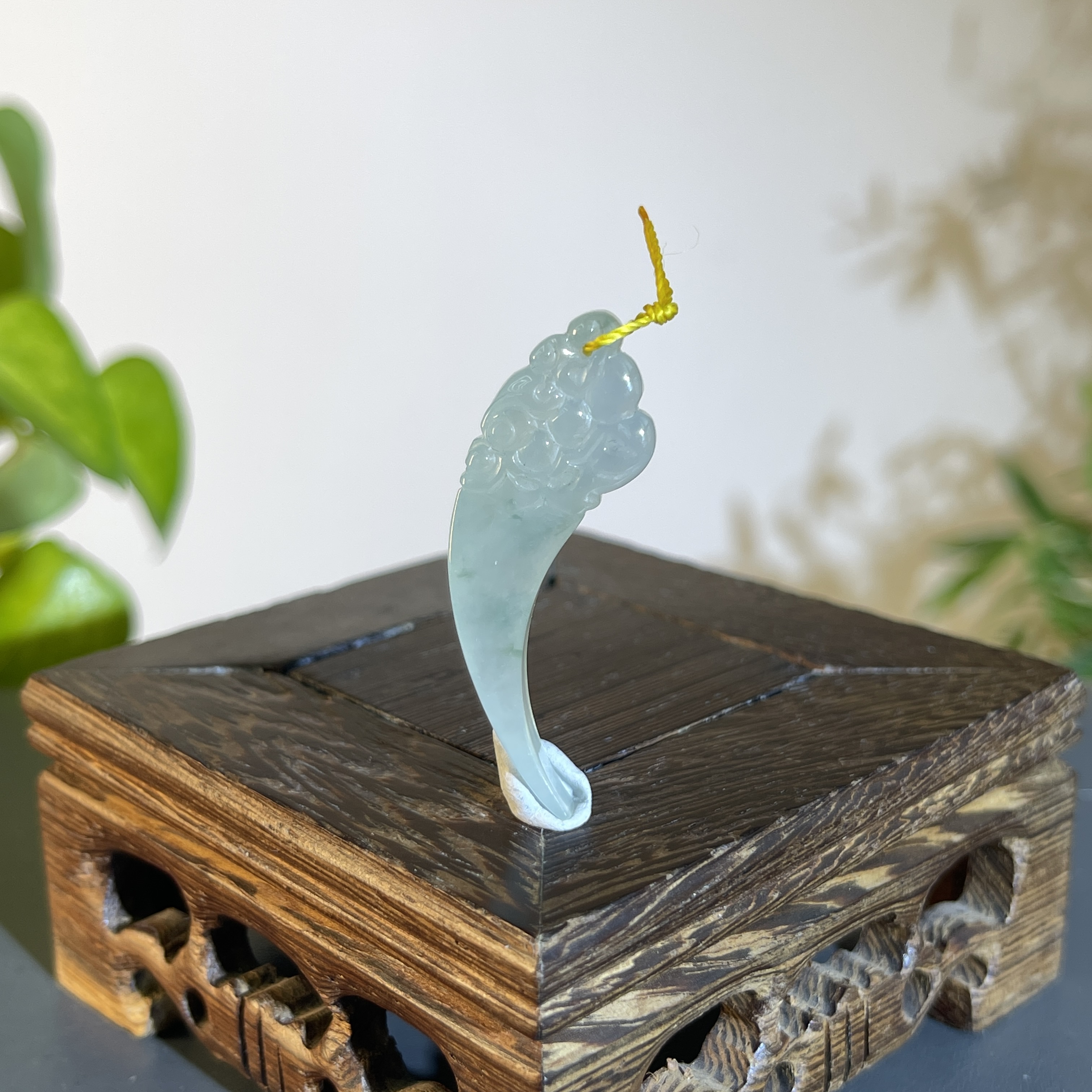 JTW17-31 天然缅甸A货翡翠  龙牙