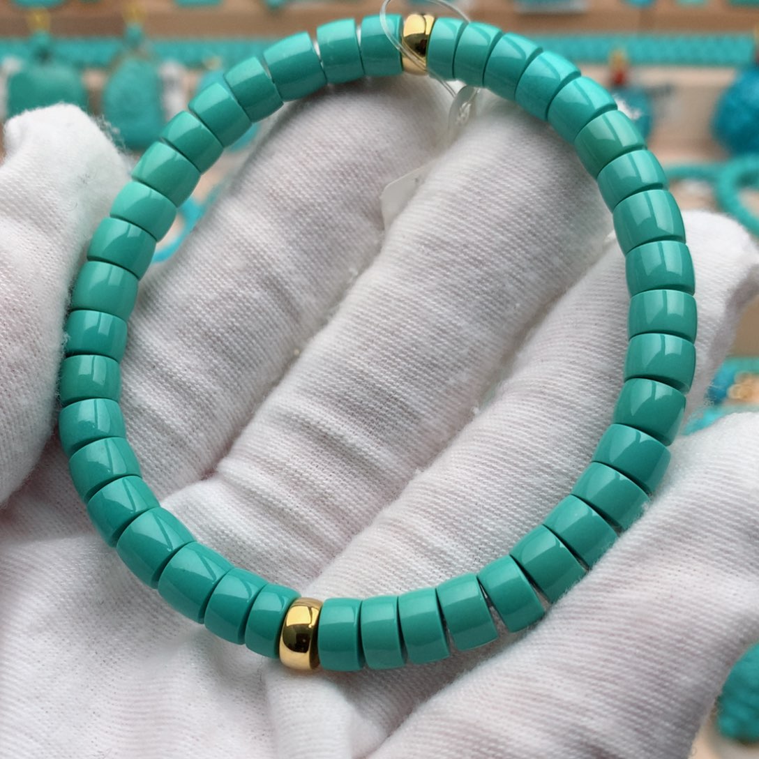 绿松石未镶嵌珠宝奇石6.5mm