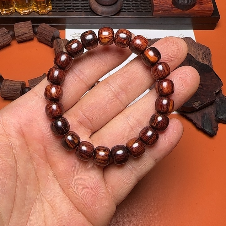 降真香其他海南红降0.9*1.0老邢手串