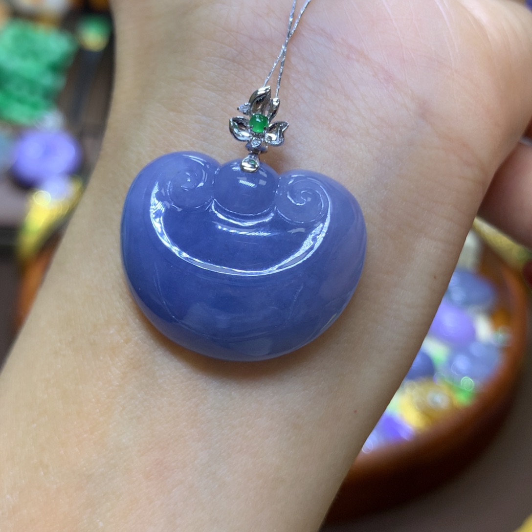 【闪购商品】翡翠颈饰18K金镶嵌翡翠