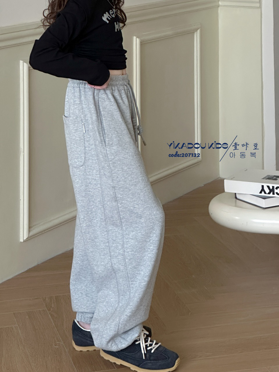 中大童儿童韩系好看卫裤