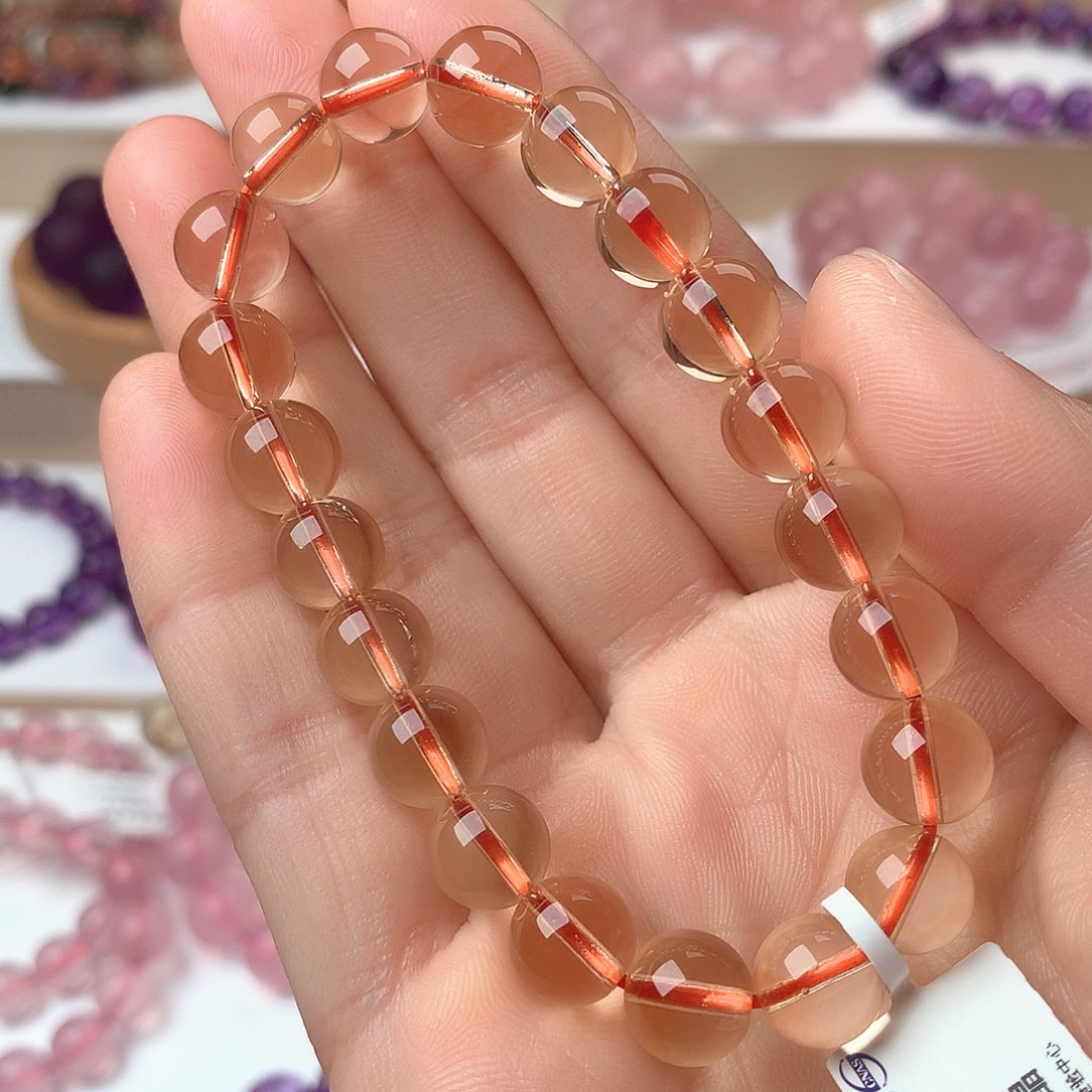 水晶手串未镶嵌黄水晶