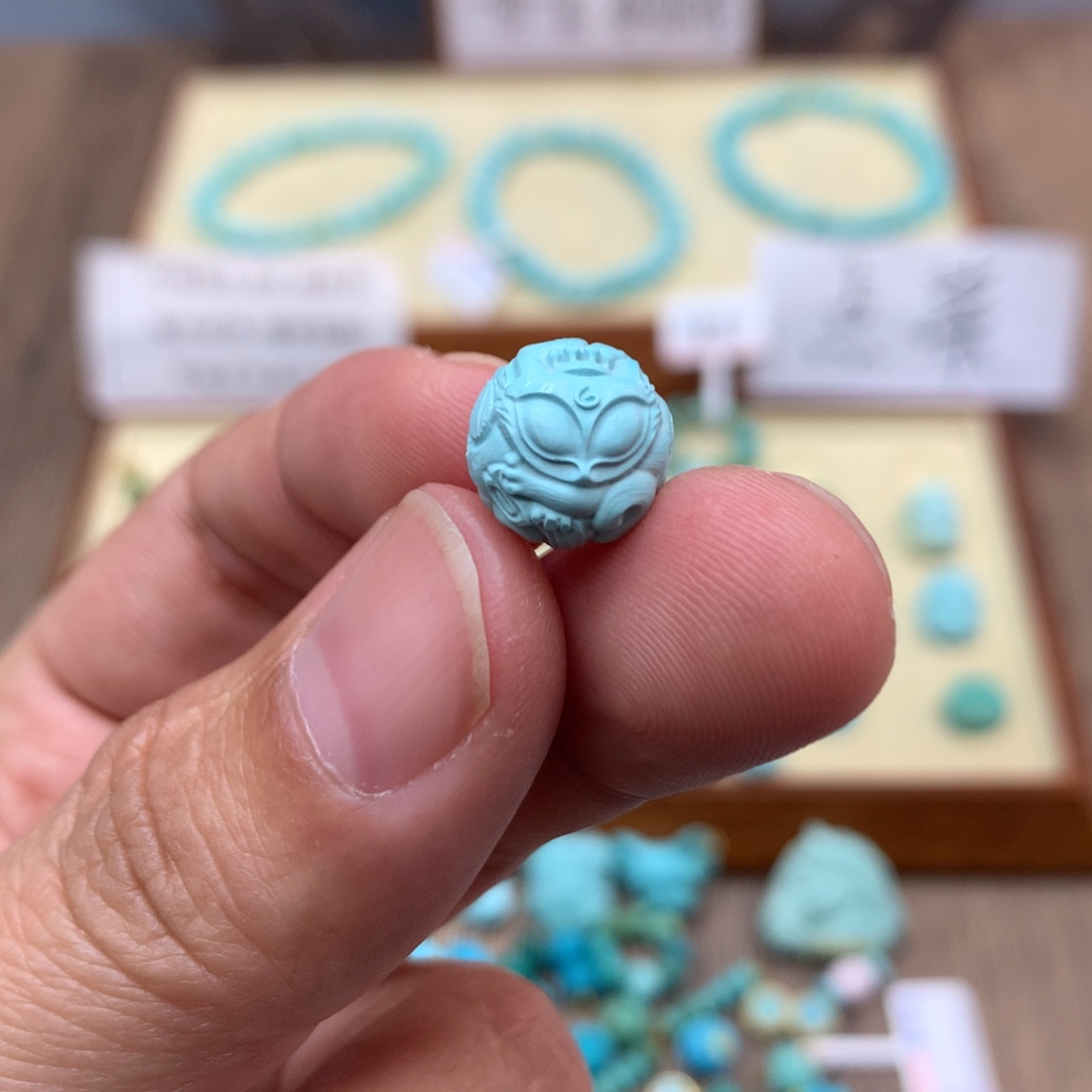 绿松石未镶嵌38配饰