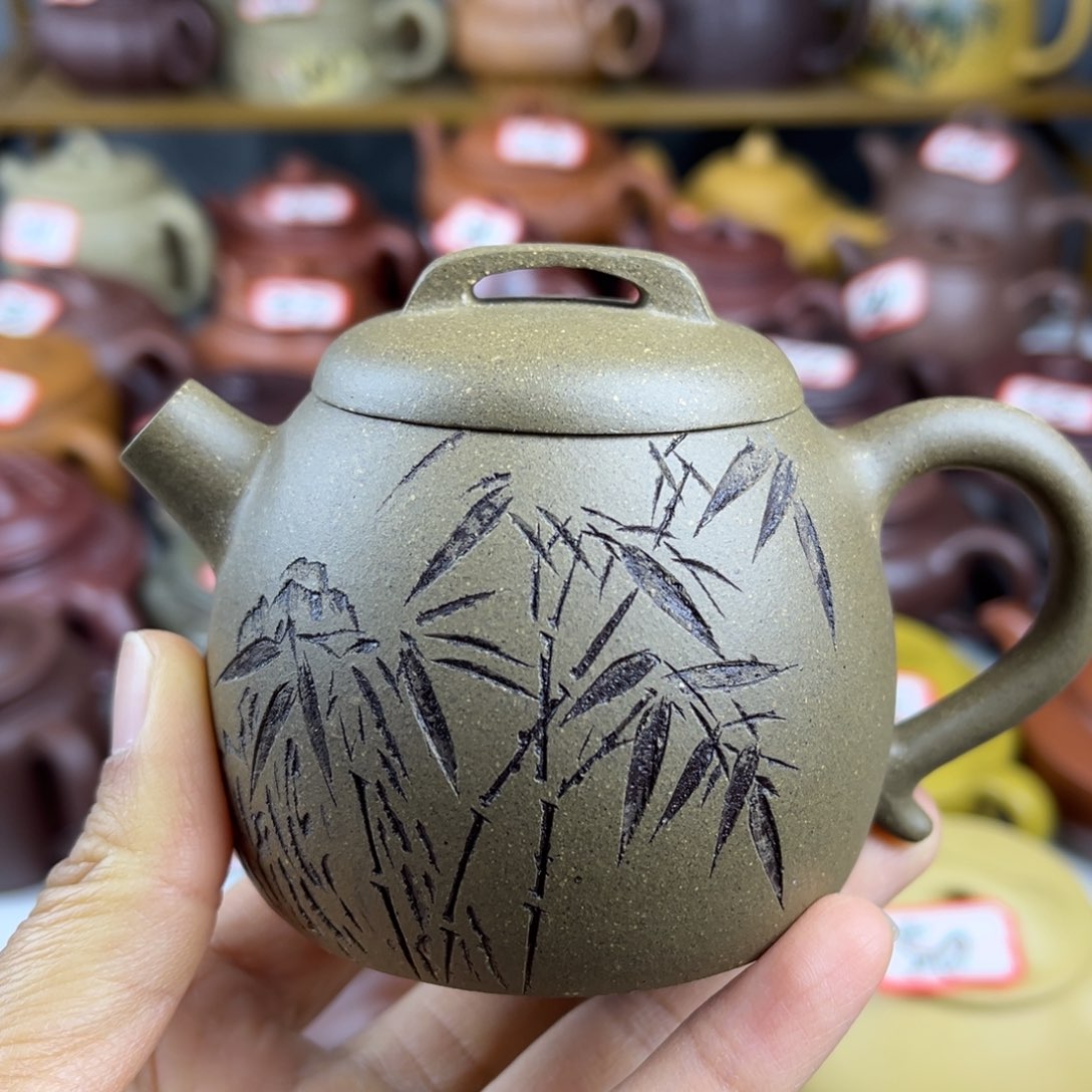 紫砂茶壶宜兴紫砂壶巨轮