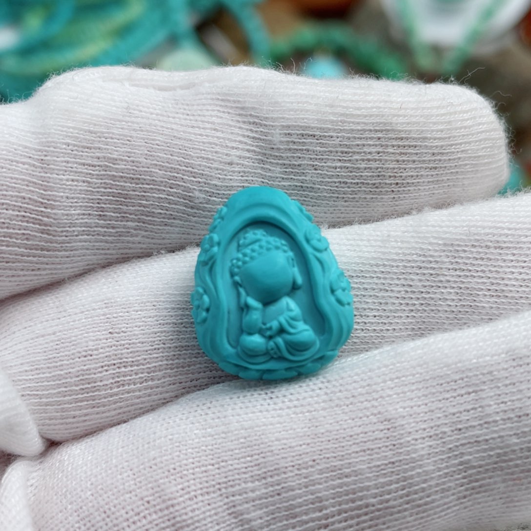 绿松石珠宝奇石未镶嵌