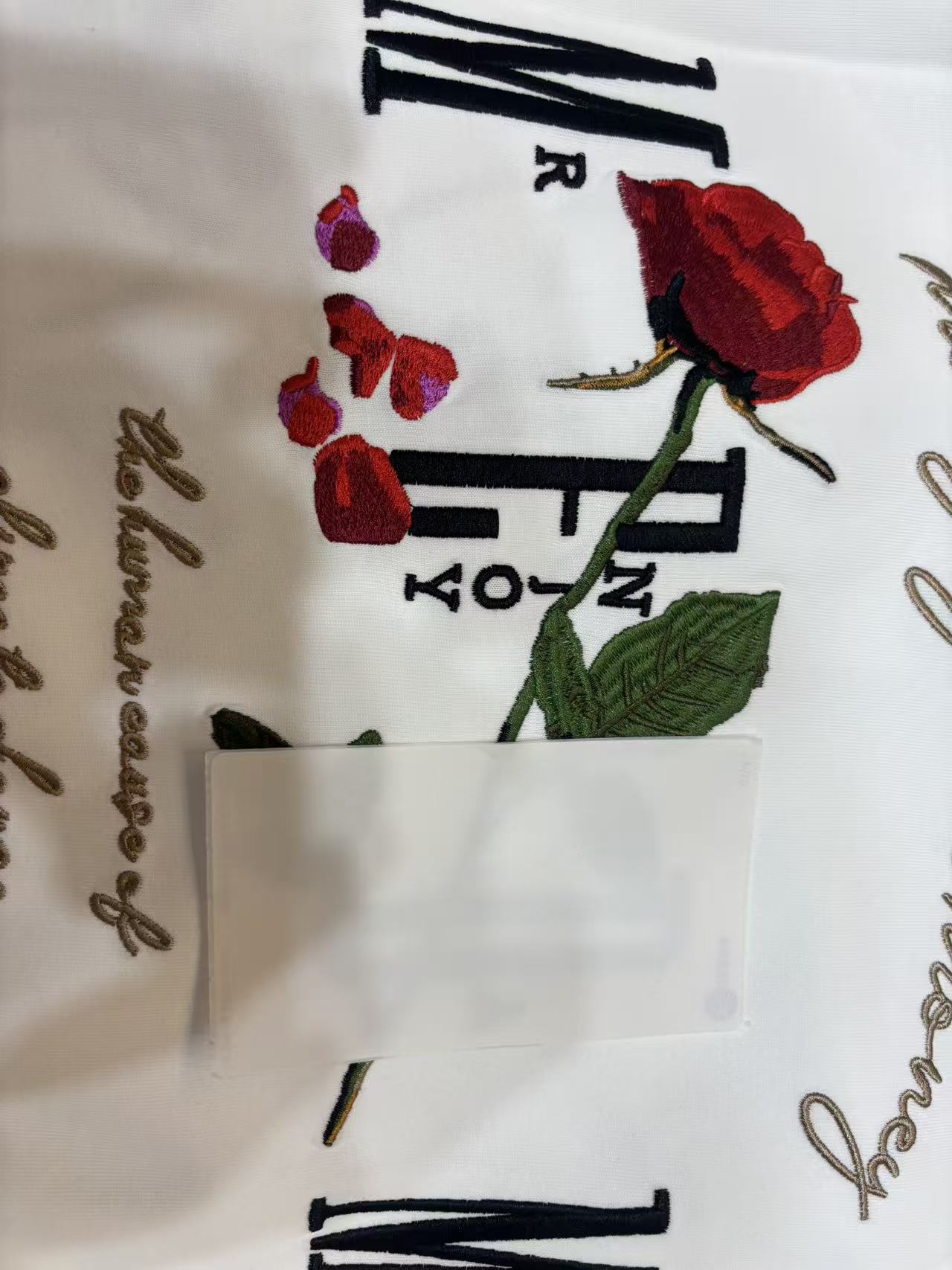 KKK潮牌服饰M家玫瑰长袖