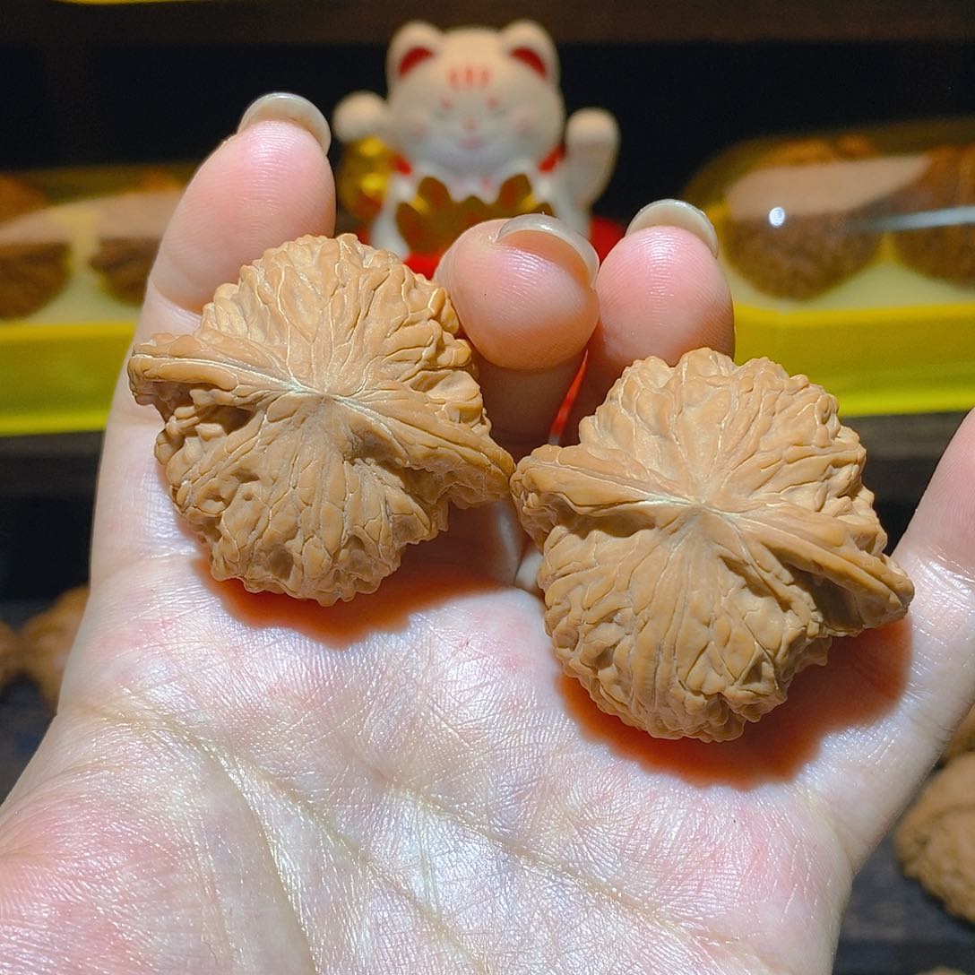 文玩核桃把件?*笙41尺寸磨盘