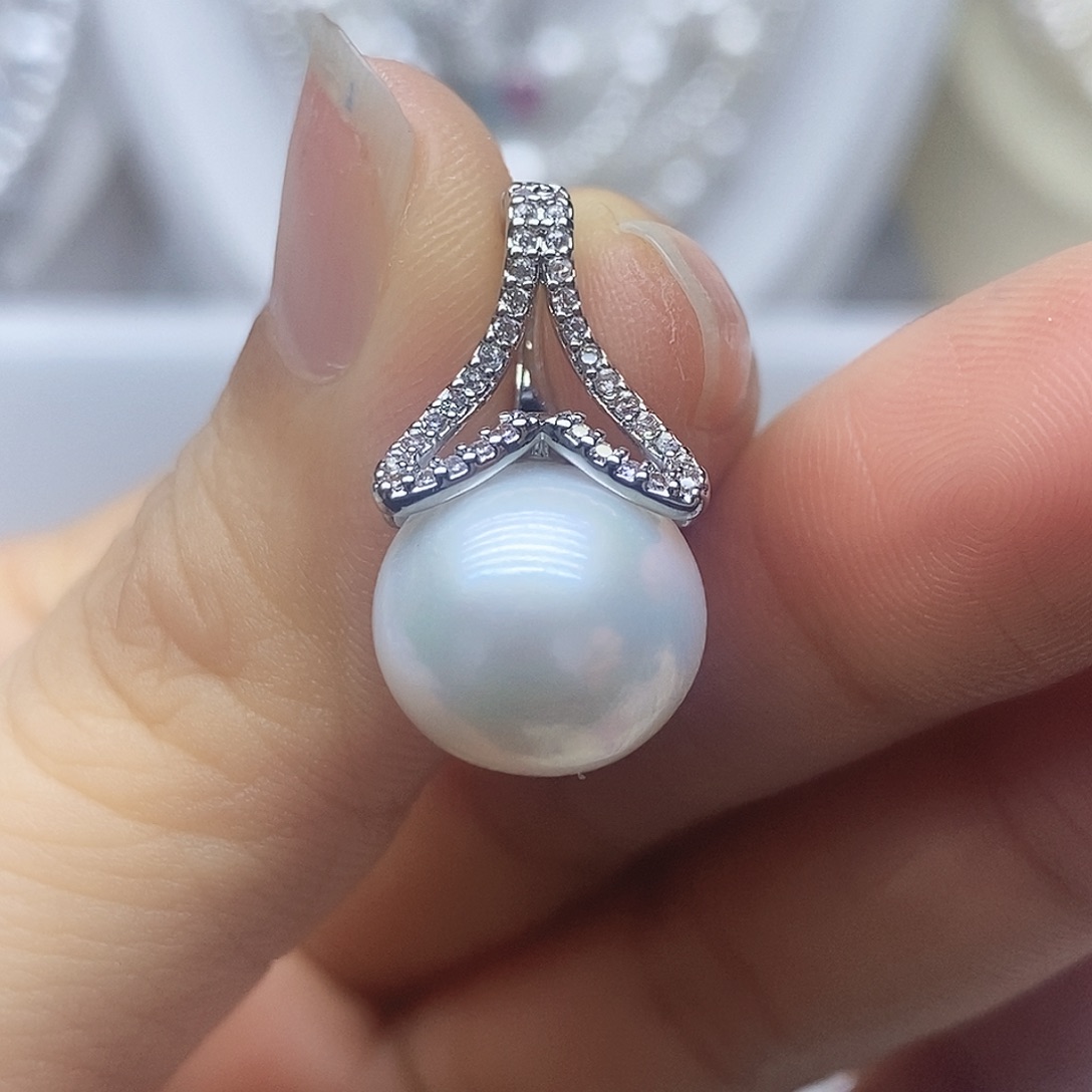 未镶嵌吊坠淡水珍珠