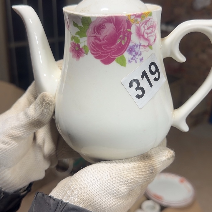 库存瓷片多空茶壶