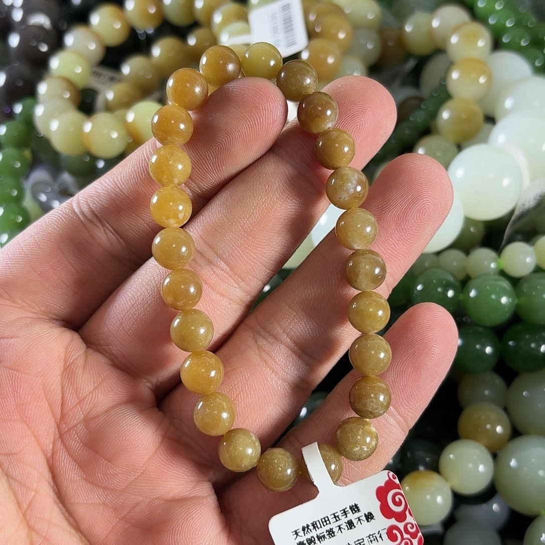 和田玉手链未镶嵌W189